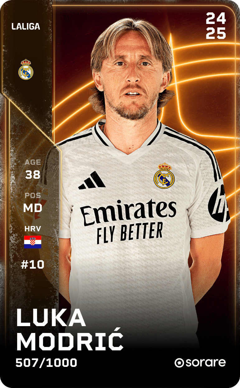 Luka Modrić 2024-25 • Limited 507/1000