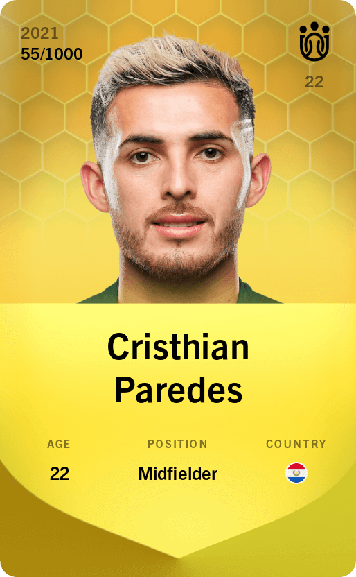 Cristhian Paredes 2021-22 • Limited 55/1000