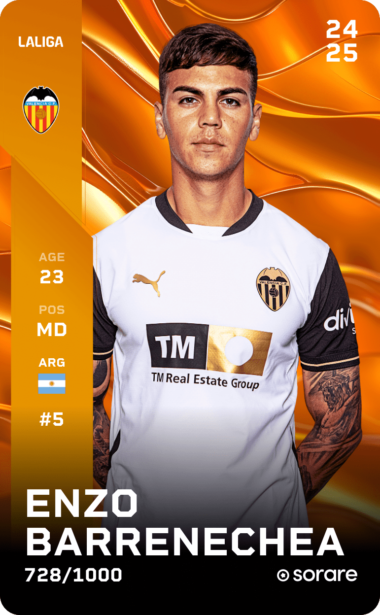 Enzo Barrenechea 2024-25 • Limited 728/1000