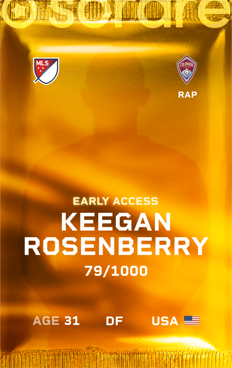 Keegan Rosenberry 2025-26 • Limited 79/1000