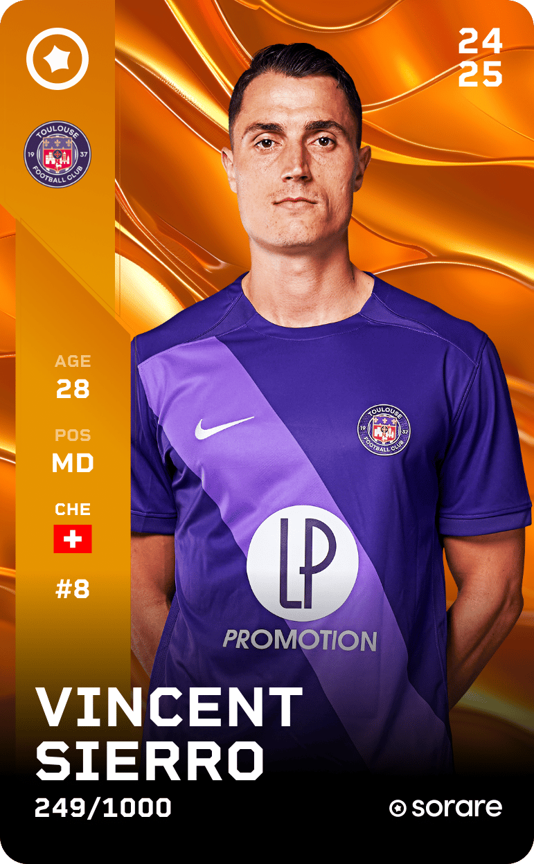 Vincent Sierro 2024-25 • Limited 249/1000