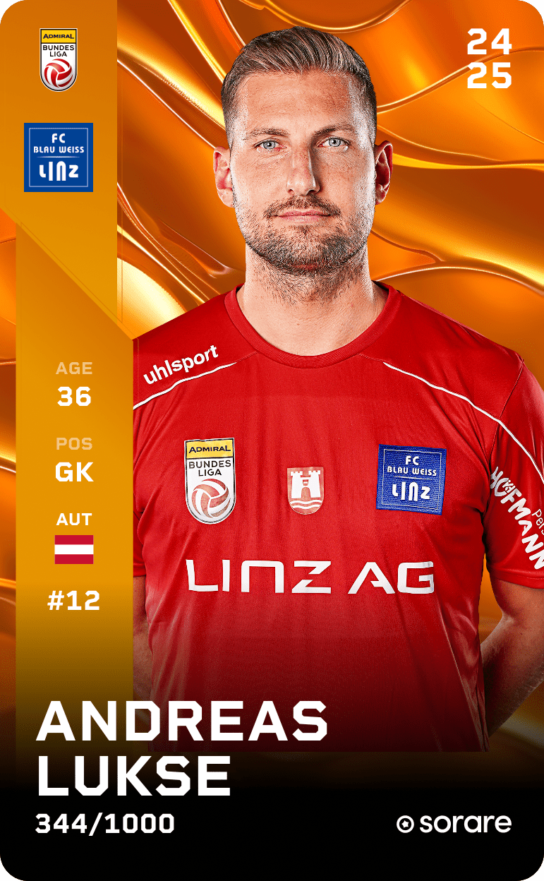 Andreas Lukse 2024-25 • Limited 344/1000