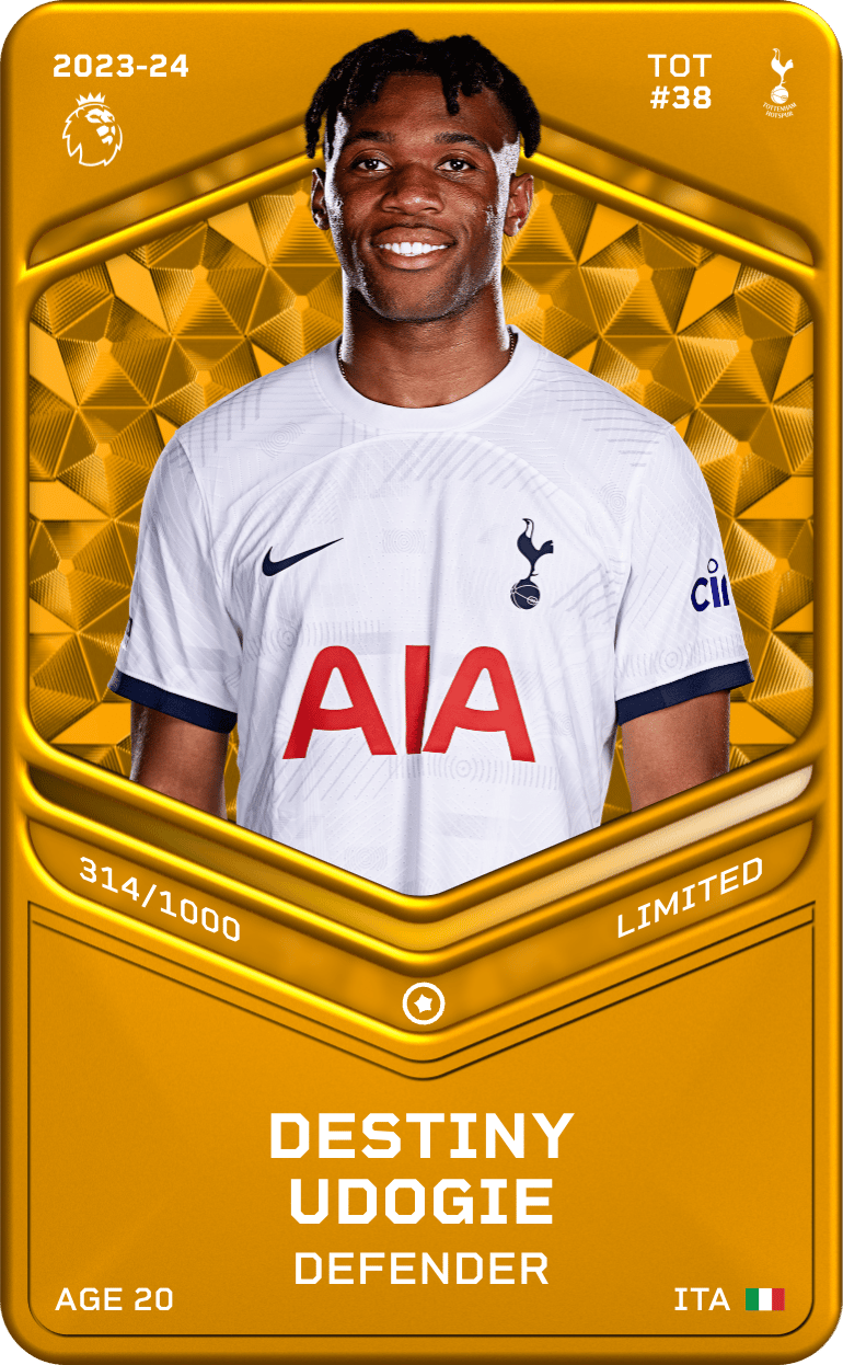 Destiny Udogie 2023-24 • Limited 314/1000