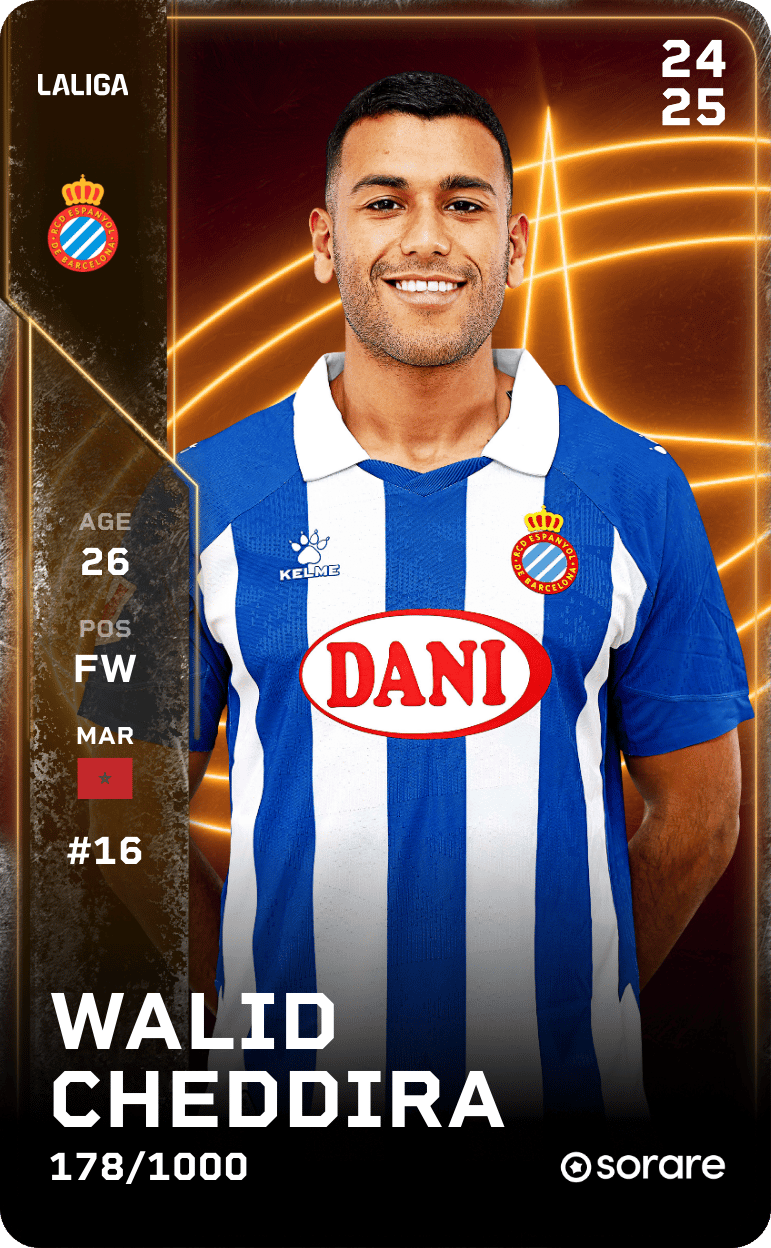 Walid Cheddira 2024-25 • Limited 178/1000