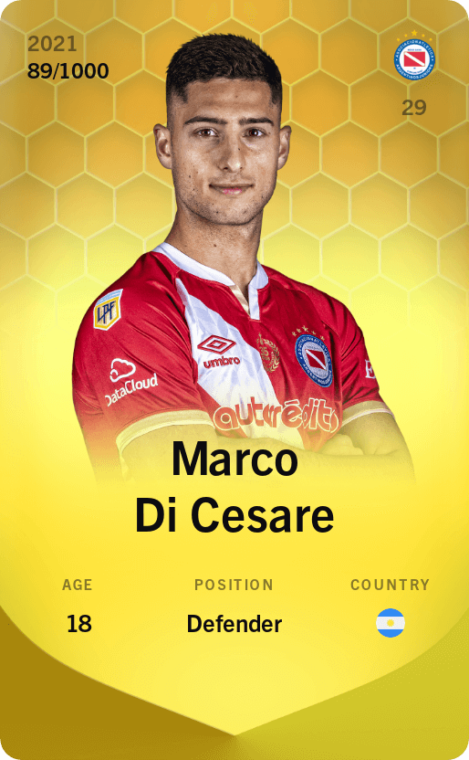 Marco Di Cesare 2021-22 • Limited 89/1000