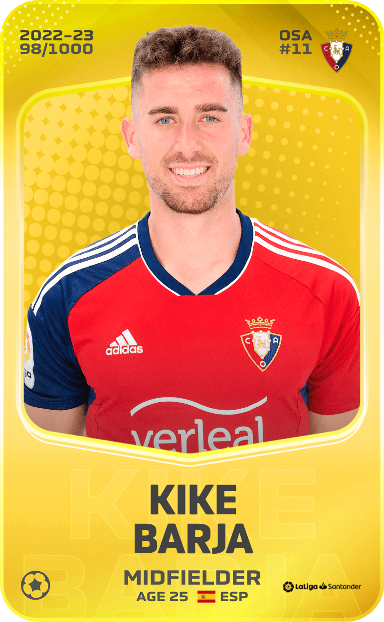 Kike Barja 2022-23 • Limited 98/1000