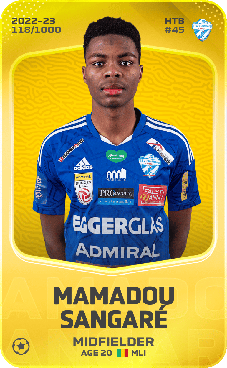 Mamadou Sangaré 2022-23 • Limited 118/1000