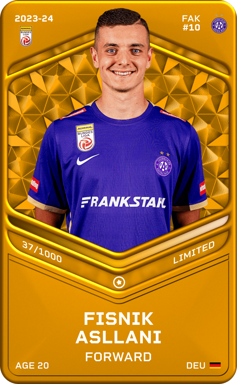 Fisnik Asllani 2023-24 • Limited 37/1000