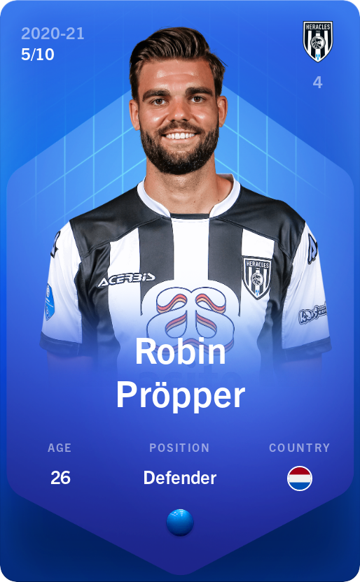 Sorare - Sorare Official - Robin Pröpper 2020-21 • Super Rare 5/10 - NFT # 86206975614933462013276199756072355401845823523801507078326474228581431980883