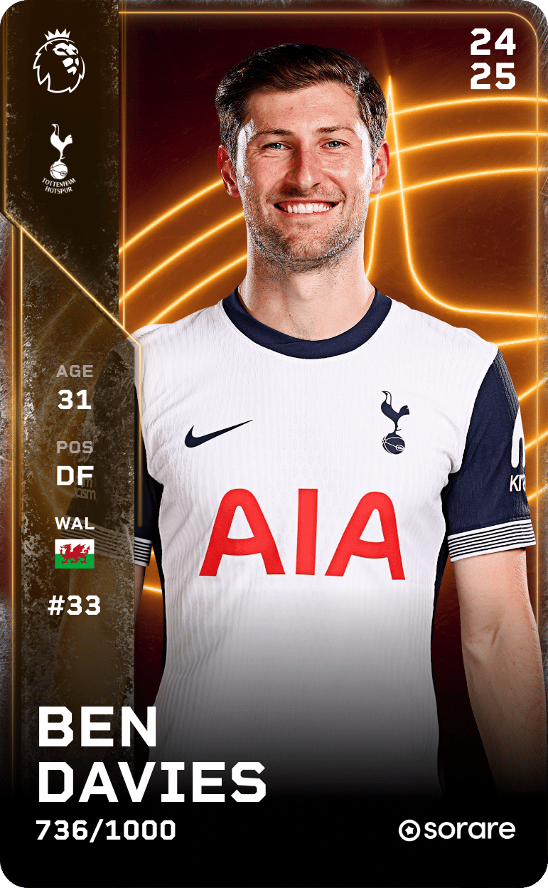 Ben Davies 2024-25 • Limited 736/1000