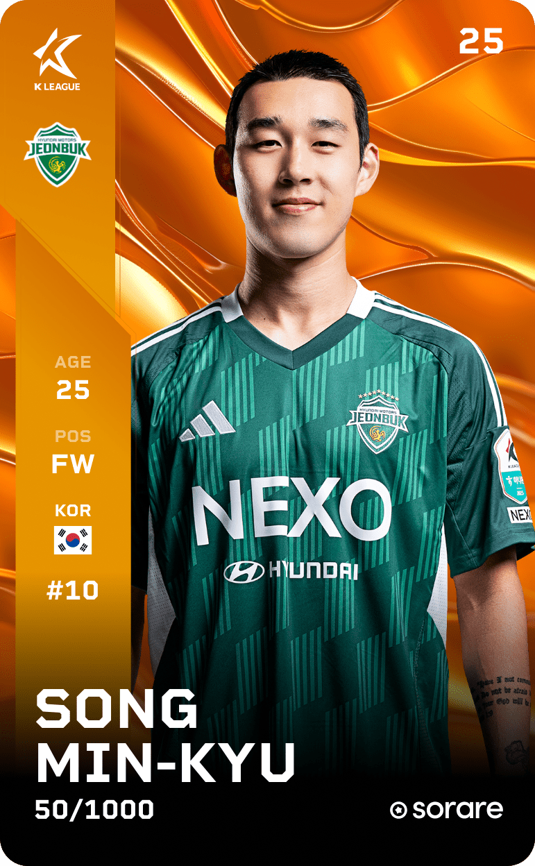 Song Min-Kyu 2025-26 • Limited 50/1000