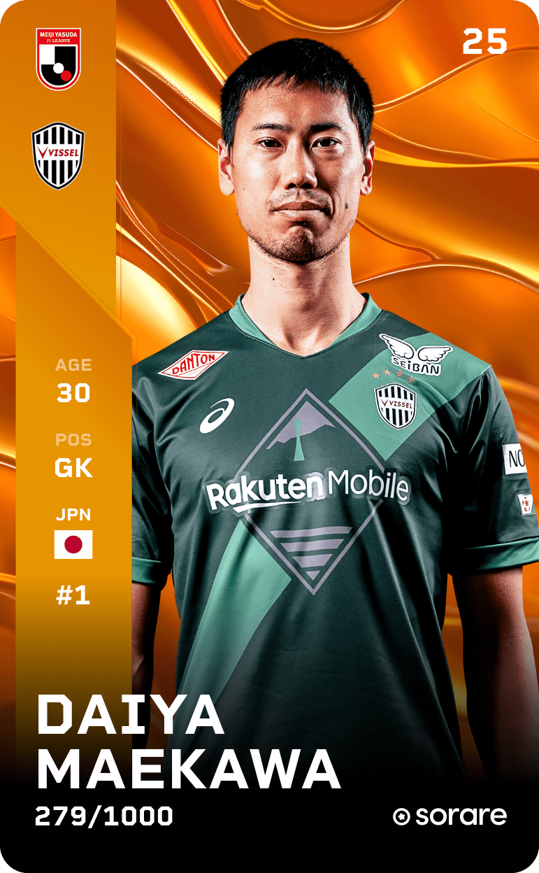 Daiya Maekawa 2025-26 • Limited 279/1000