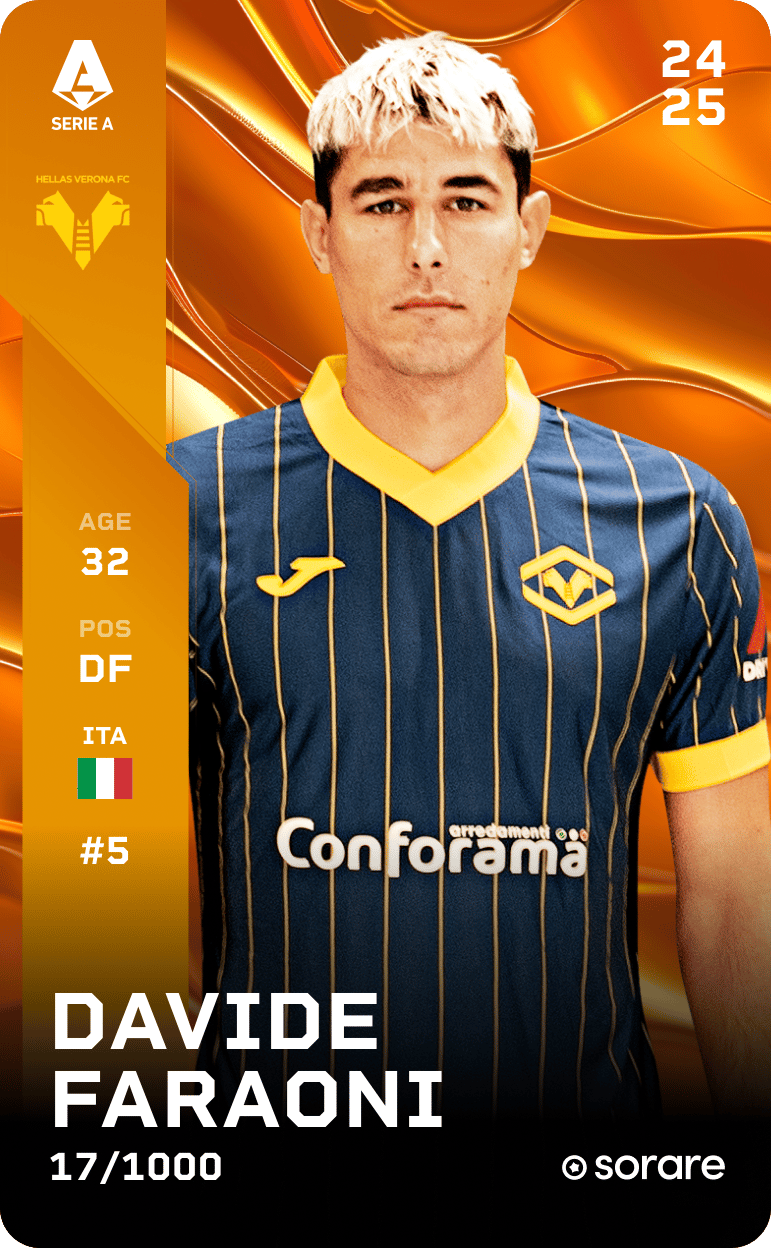 Davide Faraoni 2024-25 • Limited 17/1000