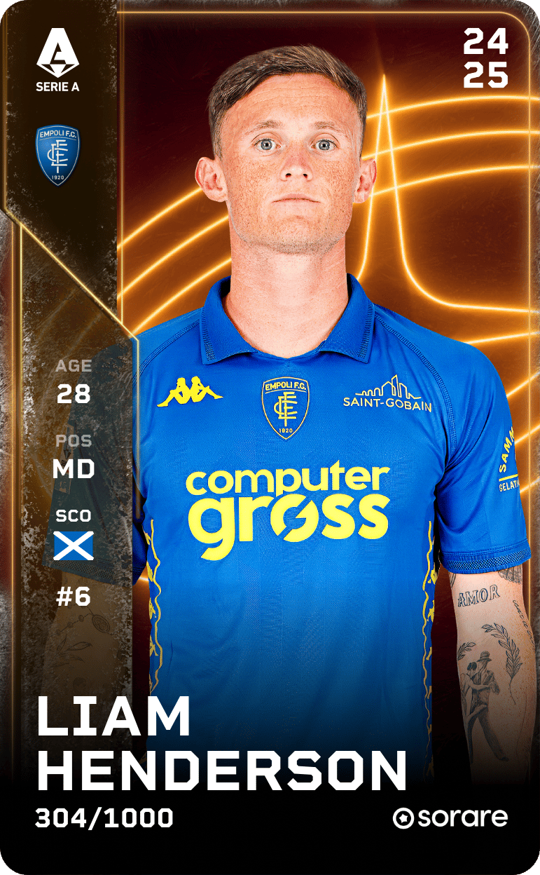 Liam Henderson 2024-25 • Limited 304/1000