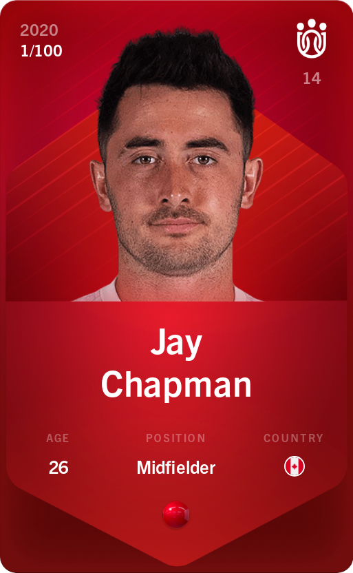 Sorare - Sorare Official - Jay Chapman 2020-21 • Rare 1/100 - NFT # 94962157244589304758242830527371932070895483875154569302620878327538016251375