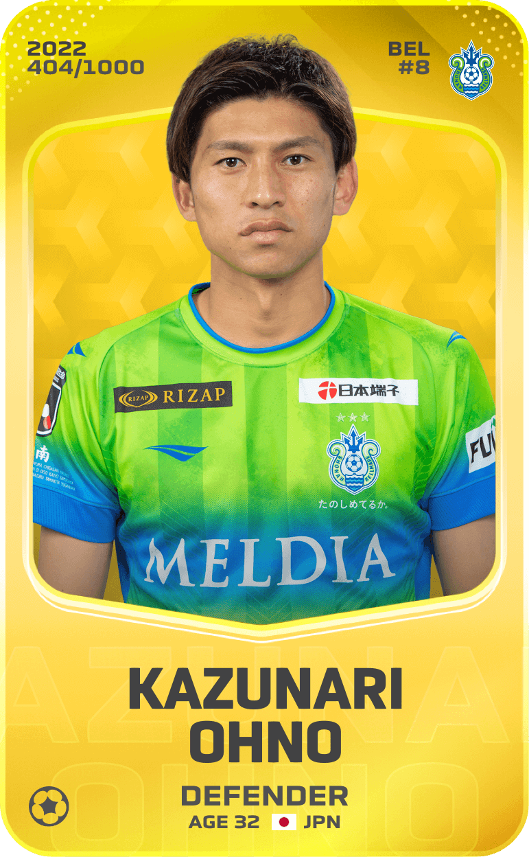 Kazunari Ohno 2022-23 • Limited 404/1000