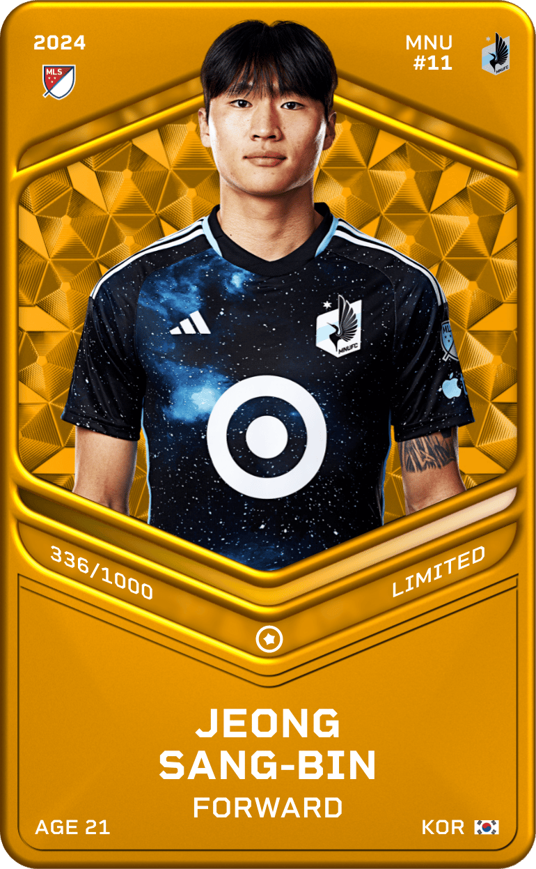 Jeong Sang-Bin 2024-25 • Limited 336/1000