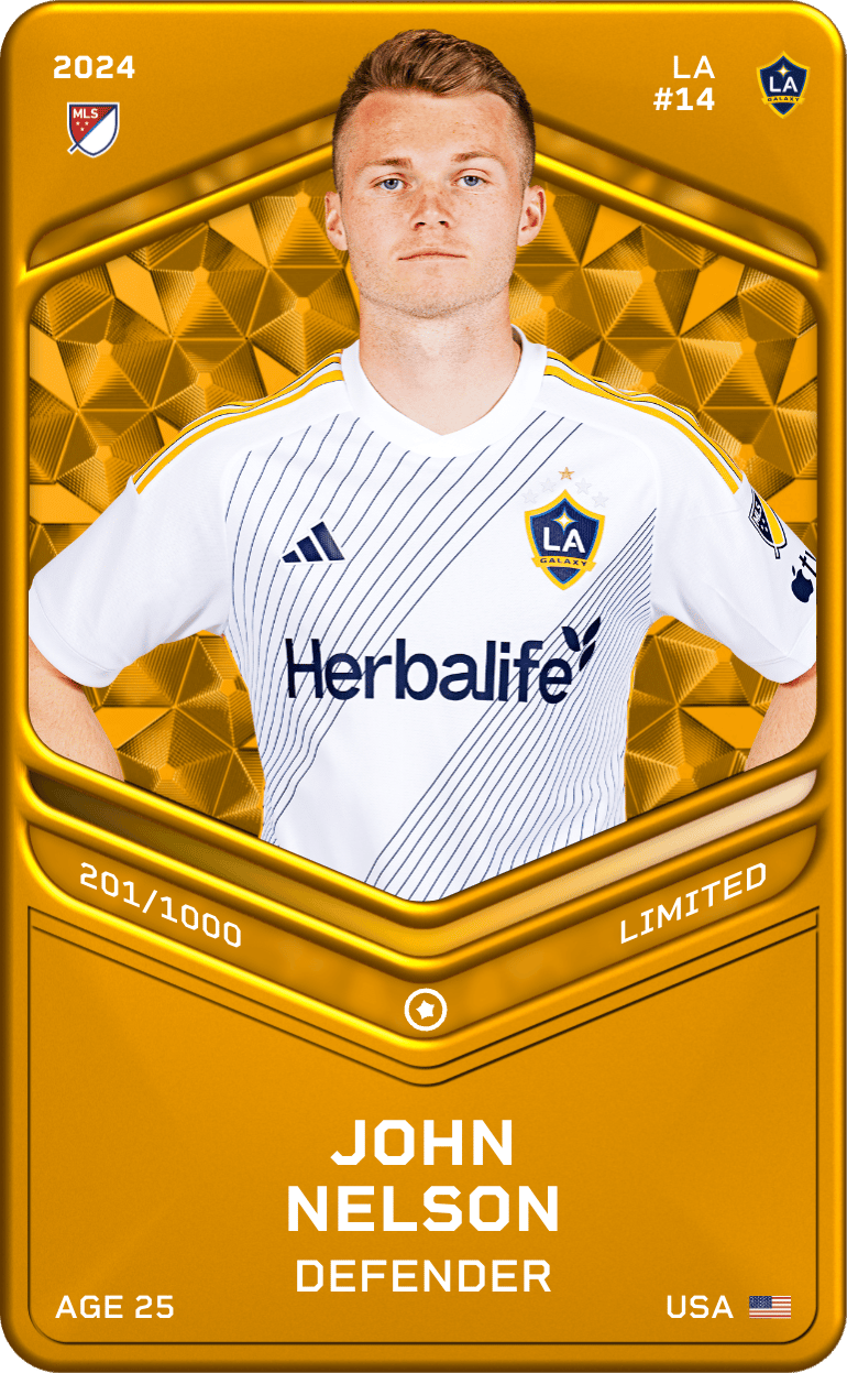 John Nelson 2024-25 • Limited 201/1000