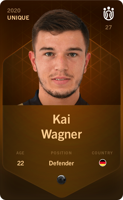 Sorare - Sorare Official - Kai Wagner 2020-21 • Unique - NFT # 71451971805144543071675383682983995811368754002086762681570840218785759148744