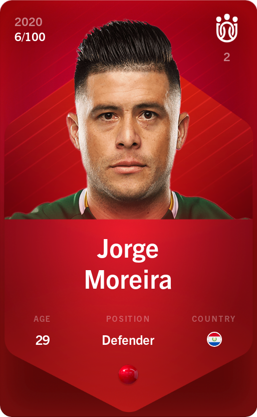Sorare - Sorare Official - Jorge Moreira 2020-21 • Rare 6/100 - NFT # 81644091376675269001160930209848415910266994252657186338109715684186339505376