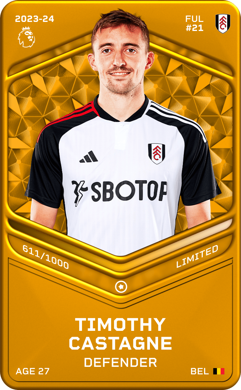 Timothy Castagne 2023-24 • Limited 611/1000