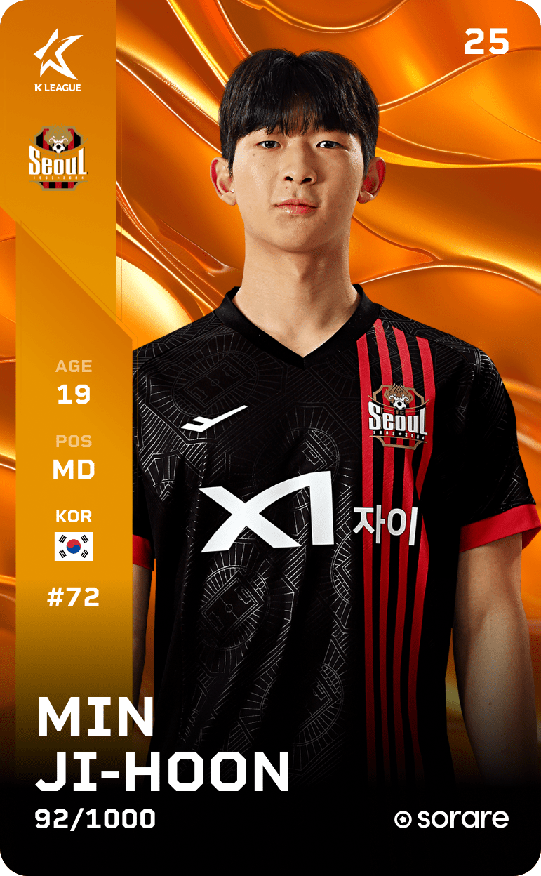 Min Ji-Hoon 2025-26 • Limited 92/1000