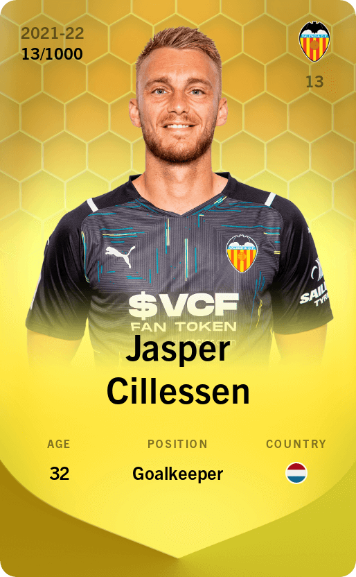 Jasper Cillessen 2021-22 • Limited 13/1000