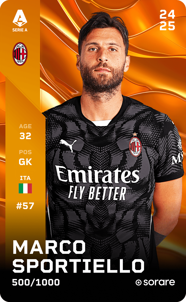 Marco Sportiello 2024-25 • Limited 500/1000