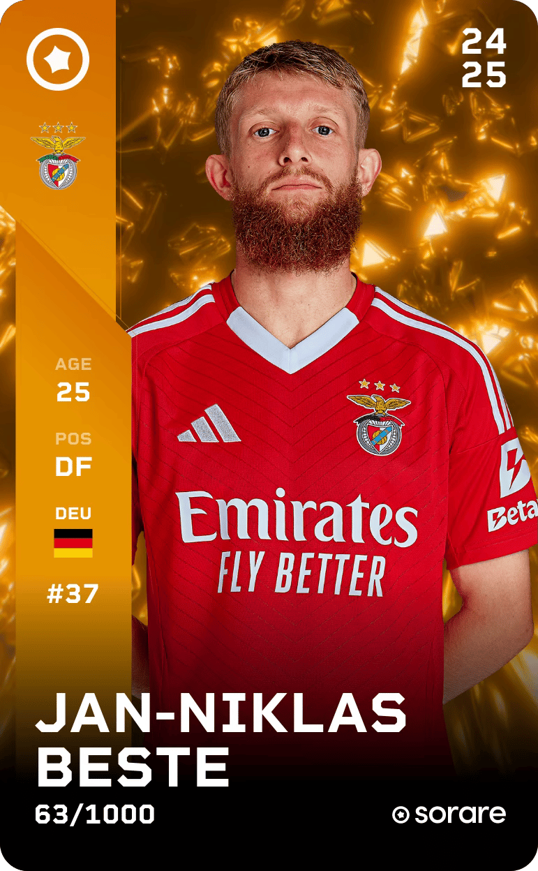 Jan-Niklas Beste 2024-25 • Limited 63/1000