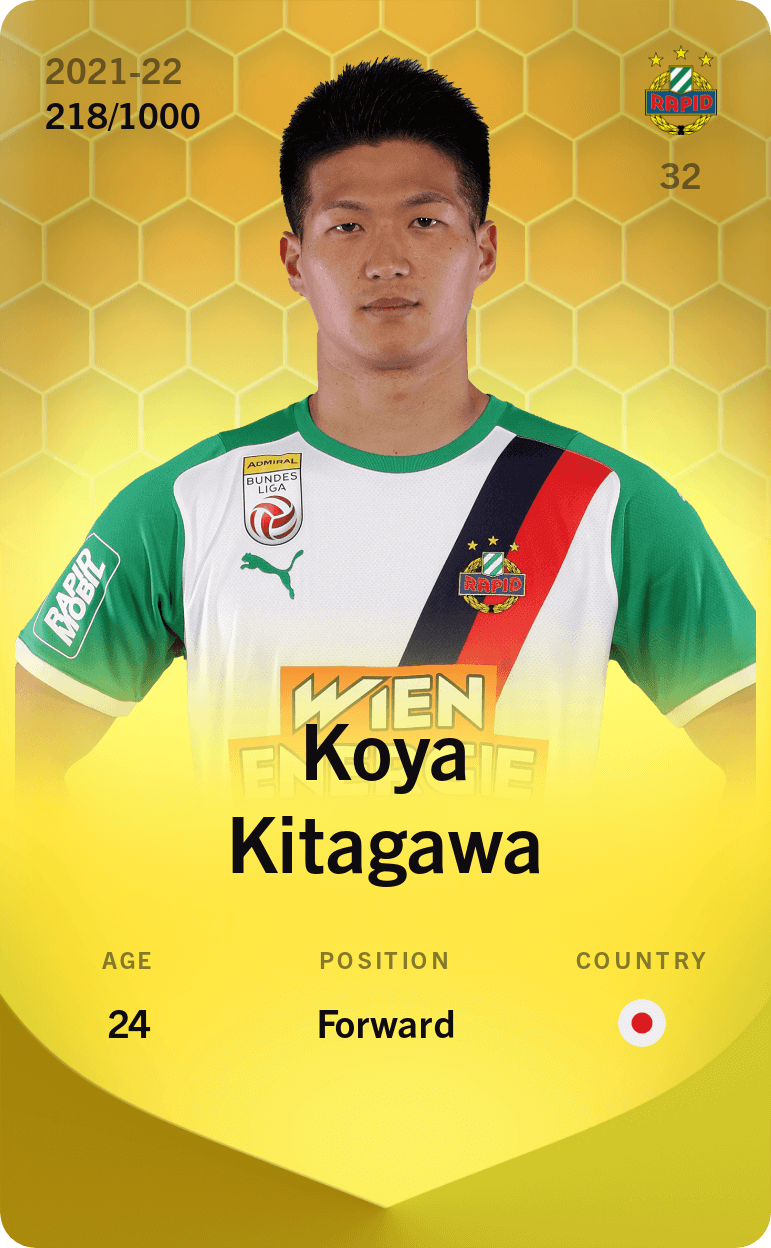 Koya Kitagawa 2021-22 • Limited 218/1000