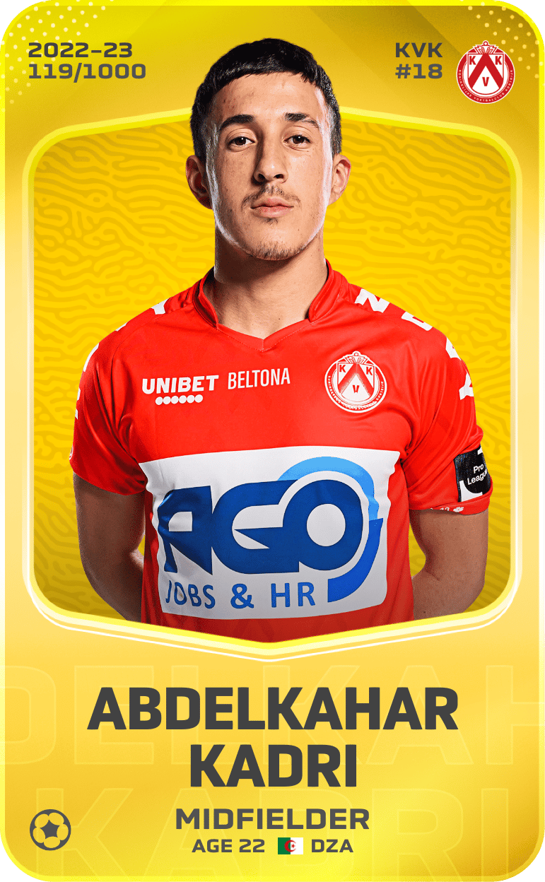 Abdelkahar Kadri 2022-23 • Limited 119/1000