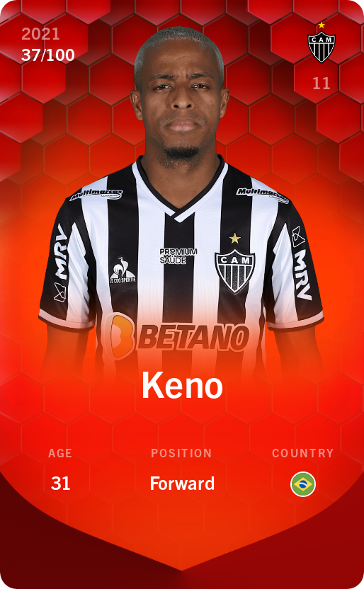 Sorare - Sorare Official - Keno 2021-22 • Rare 37/100 - NFT # 77722627506893565273718609430223443057142671414951396769874223932378639095359