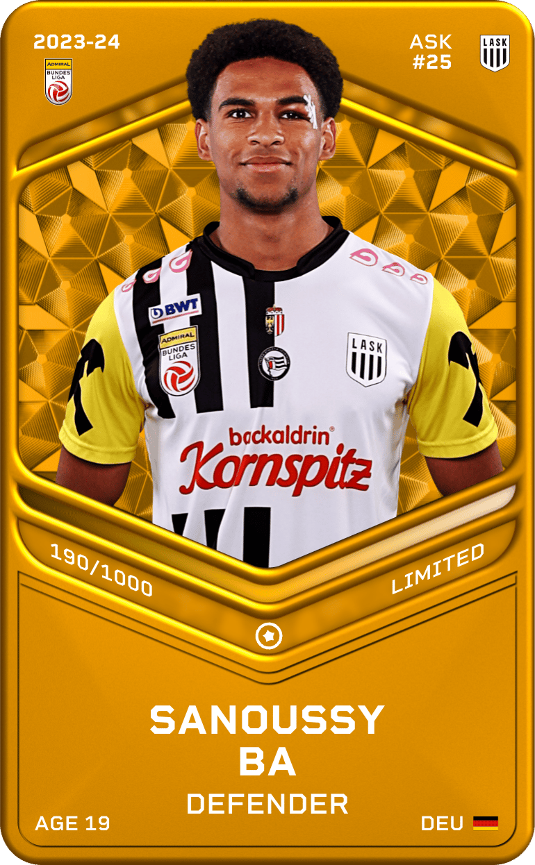 Sanoussy Ba 2023-24 • Limited 190/1000