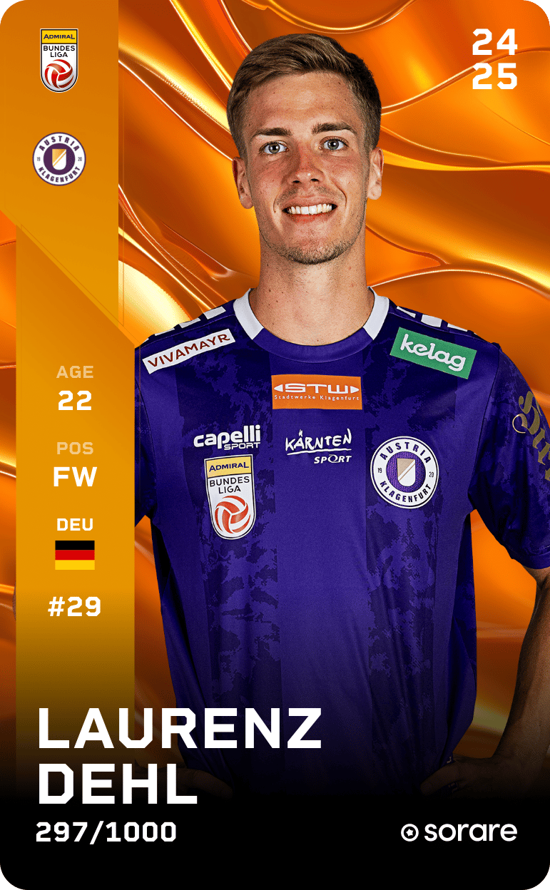 Laurenz Dehl 2024-25 • Limited 297/1000