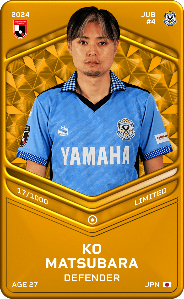 Ko Matsubara 2024-25 • Limited 17/1000