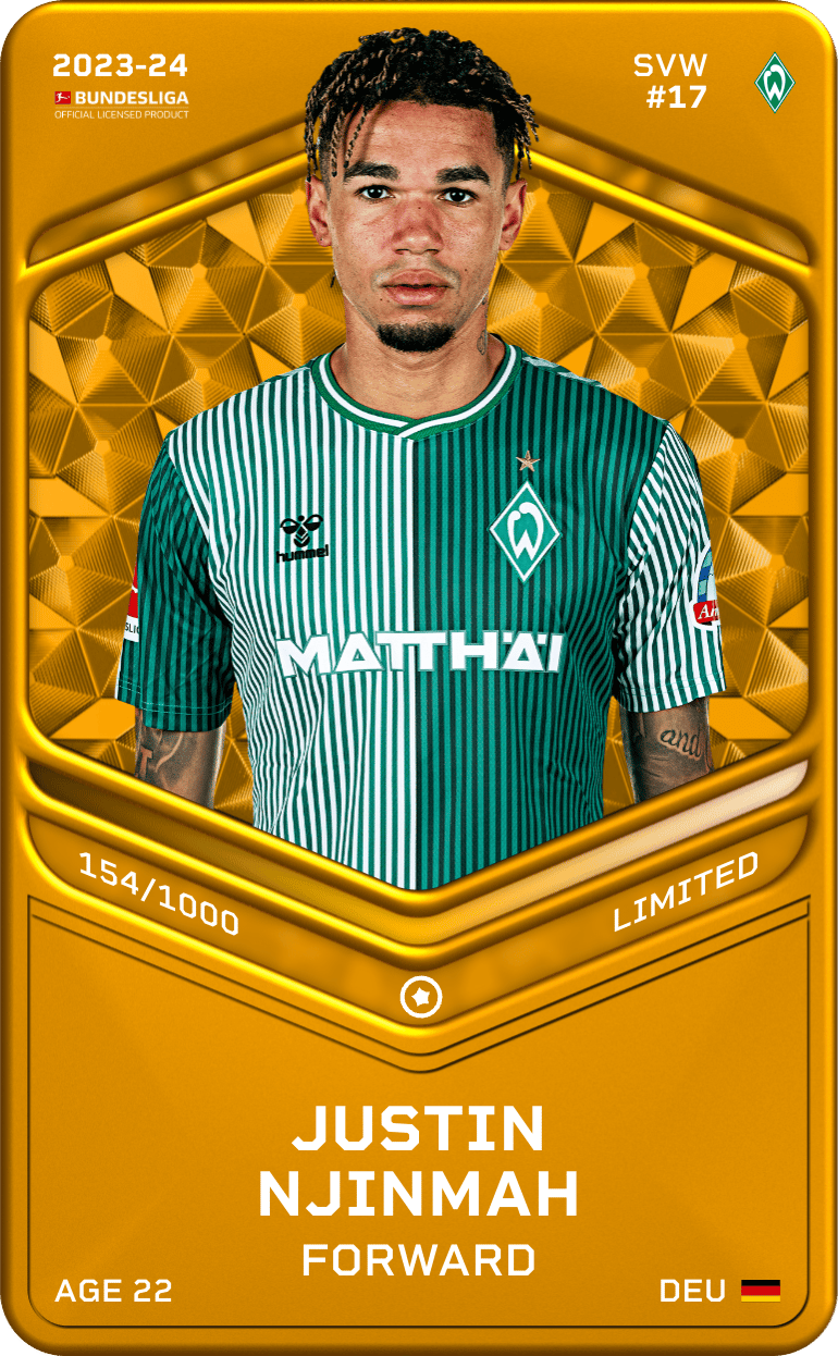 Justin Njinmah 2023-24 • Limited 154/1000