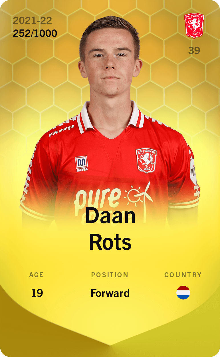 Daan Rots 2021-22 • Limited 252/1000