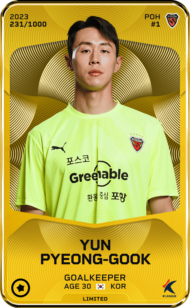 Yun Pyeong-Gook 2023-24 • Limited 231/1000