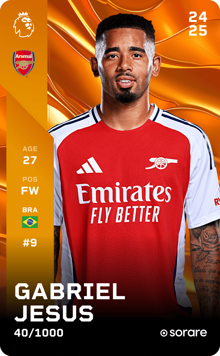 Gabriel Jesus 2024-25 • Limited 40/1000