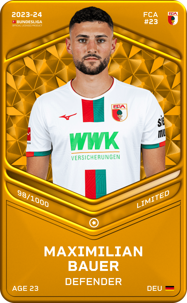 Maximilian Bauer 2023-24 • Limited 98/1000