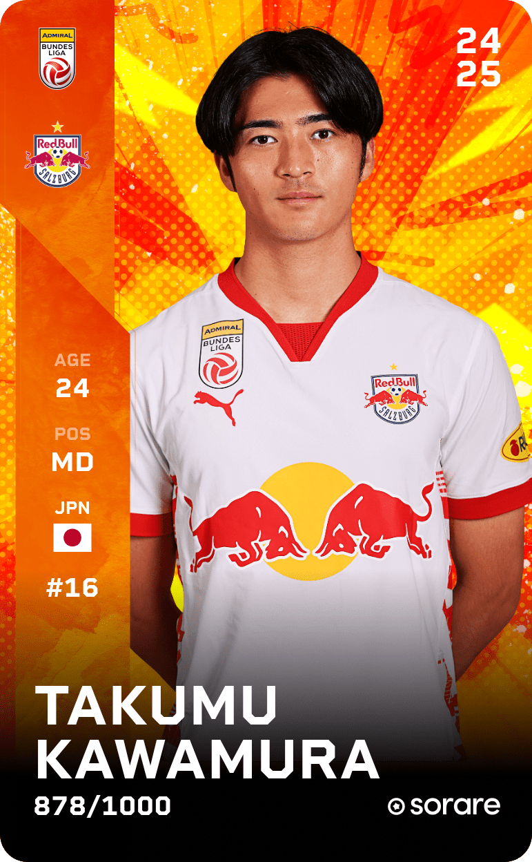Takumu Kawamura 2024-25 • Limited 878/1000