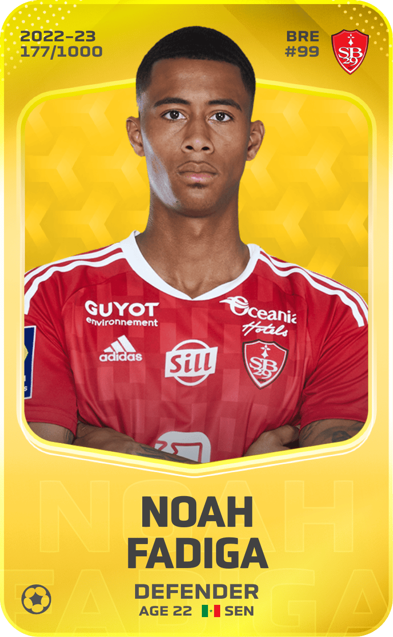 Noah Fadiga 2022-23 • Limited 177/1000