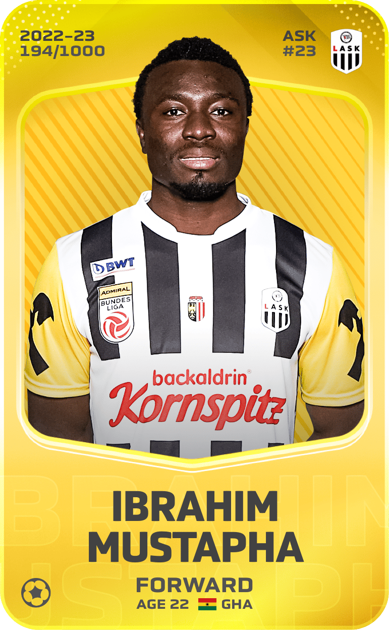 Ibrahim Mustapha 2022-23 • Limited 194/1000