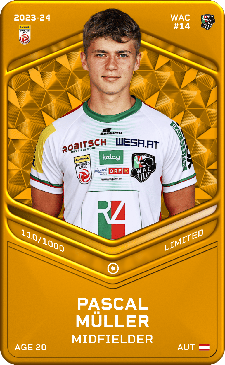 Pascal Müller 2023-24 • Limited 110/1000