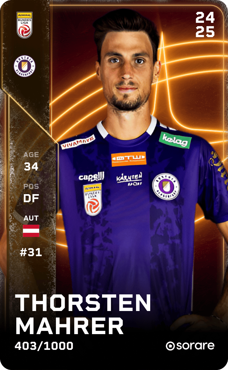 Thorsten Mahrer 2024-25 • Limited 403/1000