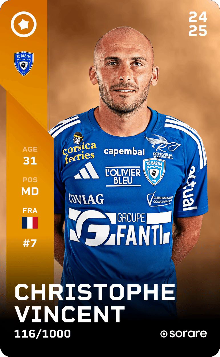 Christophe Vincent 2024-25 • Limited 116/1000