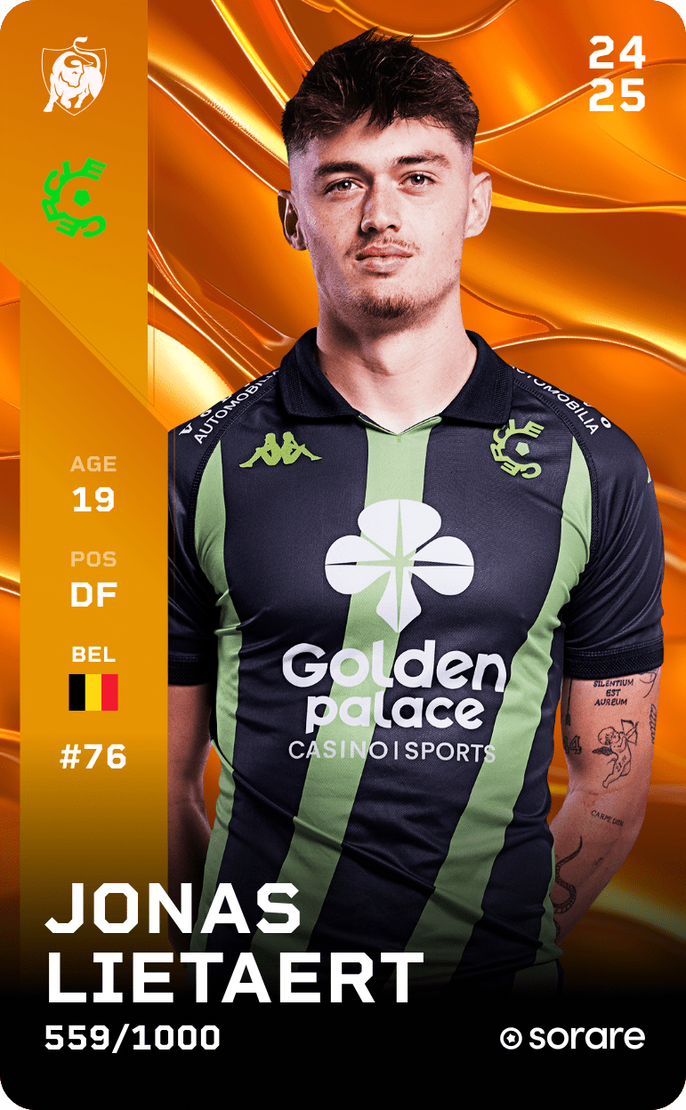 Jonas Lietaert 2024-25 • Limited 559/1000