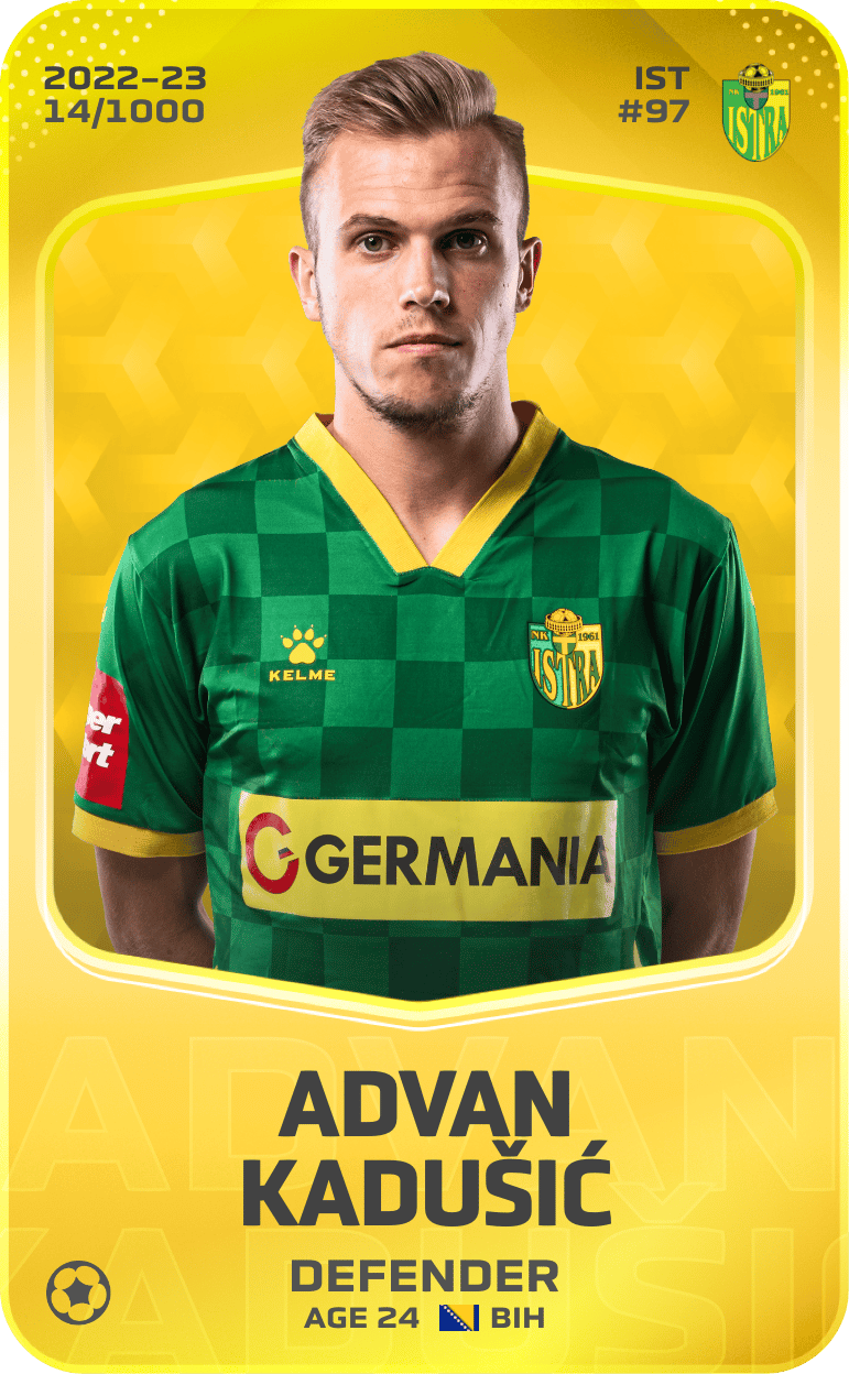 Advan Kadušić 2022-23 • Limited 14/1000