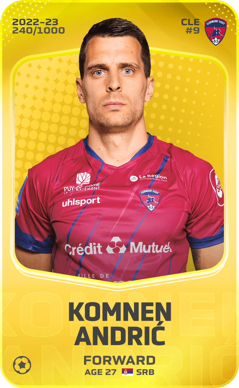 Komnen Andrić 2022-23 • Limited 240/1000