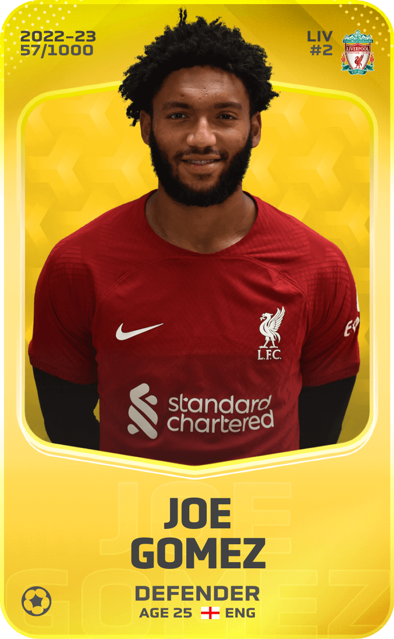 Joe Gomez 2022-23 • Limited 57/1000
